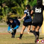 The Academy Cougars picked up a 6-0 win this afternoon, March 28, 2019, in their IIAAG Girls High School Soccer game against the Simon Sanchez Sharks. (Photo by Michael Blas)