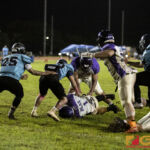 The GW Geckos & The Southern High Dolphins meet in the 2019 IIAAG High School Football Quarterfinals on Oct. 11, 2019. (photo by Bout It Productions)
