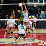 The JFK Islanders defeated the GW Geckos in straight sets to become the 20th Annual Dr. Sheih's Girls Preseason Volleyball Tournament Champions. (Photo by Michael Blas)