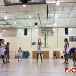 Okkodo Bulldogs D'shanae Cruz knocks in free throws to extend the Bulldogs lead in the third quarter. (Photo by Michael Blas)