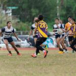The ND Royals defeated the seven time Champions, GW Geckos, 21-17 to become the 2019 IIAAG/GRFU Girls High School Rugby Champions. (Photo by Michael Blas)