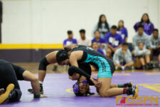 The GW Geckos fought off a tough Southern Dolphins wrestling team in the Week 4 meet.(Photo by Bout It Productions )