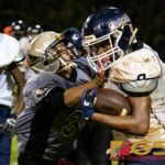 The Guam High Panthers faced the Simon Sanchez Sharks in the 2018 IIAAG high school football game on September 22, 2018. (Photo by Michael Blas)