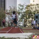 This Friday's IIAAG Track & Field Meet moves to the ocean scenery of J.F.K High. The sweltering heat was on but the fans and athletes still put on a show. (photo by Bout It Productions)
