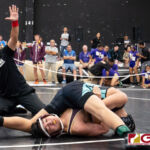 Southern High Dolphins Ely Pocaigue defeated FD Friars Keoni Lizama to get gold in the 106 pound division. (Photo by Michael Blas)