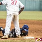 Team Guam host American Samoa for the Bronze Medal in the WBSC U18 Oceania Tournament (photo by Michael Ebio)