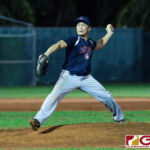 Southern relief pitcher Daryl Masnayon delivers another strike out in the bottom of the 6th. (Photo by Michael Blas)