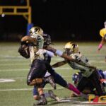 The Tiyan High Titans & The Guam High Panthers meet in the 2019 IIAAG High School Football Quarterfinals on Oct. 12, 2019. (photo by Bout It Productions)
