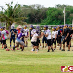 The GW Geckos run through drills in preparation of the 2019 IIAAG High School Football Season. (Photo by Michael Blas)