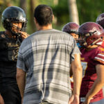 The Silver Mustangs run through some drills in preparation of the 2018 Triple J All Star Game against the Raptors. (Photo by Michael Blas)