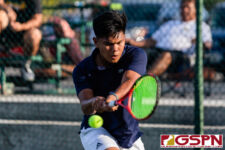 JFK Islander Mark Fontanilla finished in second place in the Boys Singles A finals. (Photo by Michael Blas)