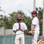 Team Guam host American Samoa for the Bronze Medal in the WBSC U18 Oceania Tournament (photo by Michael Ebio)