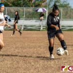 The St. Paul Warriors defeated the home team Tiyan Titans 3-1 in their IIAAG Girls HS Soccer game on Tuesday, April 30, 2019. (Photo by Michael Blas)