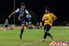The Guam High Panthers defeated the GW Geckos 3-1 Tuesday evening to pick up their win of the IIAAG Boys High School Soccer season. (Photo by Michael Blas)