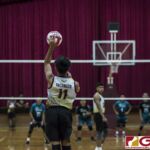 Fd's Cisco Uncangco serves up the ball to the Southern High Dolphins. (photo by Bout It Productions)