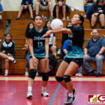High school girls volleyball teams showed out today at St. John's to compete in Dr. Sheih's Preseason Volleyball Tournament. (Photo by Michael Blas)