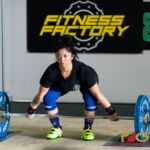Dayanara Calma on her third attempt at 63kg at the Guam Weightlifting Open Championship. (Photo by Michael Blas)