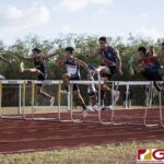 This Friday's IIAAG Track & Field Meet moves to the ocean scenery of J.F.K High. The sweltering heat was on but the fans and athletes still put on a show. (photo by Bout It Productions)