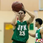 JFK Islanders Chris Morakami knocks in his free throws to had to the Islanders lead in the second half. (Photo by Michael Blas)