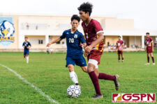 The Harvest Eagles defeated the FD Friars 9-2 in their IIAAG High School Boys Soccer matchup Monday evening. (Photo by Michael Blas)