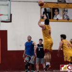 Paradise Phoenix Sons Jose Farum takes an open three pointer in the Coors All Island Alumni Tournament playoff game. (Photo by Michael Blas)
