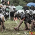 The Tamuning Steelers & The Guam Raiders face off in their Metgot matchup. (photo by Bout It Productions)