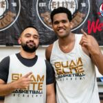 Wendy's Players of the Game: Guam Elite Friars Dominic Sablan, left, and Vince Estella, right, created huge plays to beat out the PFC Islanders for the 2018 All Island Alumni League Championship title. (Photo by Michael Blas)