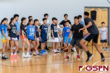 Guam's young basketball athletes sharpen their skills at the Guam Basketball Summer Camp Series with this weeks focus on performance. The camp was created by Coach EJ Calvo and features national coaches and players. (Photo by Michael Blas)