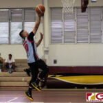 Southern Roque Charfarous on a fast break early in the Coors All Island Alumni Tournament playoff game against the Paradise Phoenix Sons. (Photo by Michael Blas)