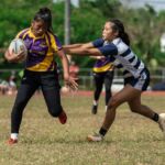 The ND Royals defeated the seven time Champions, GW Geckos, 21-17 to become the 2019 IIAAG/GRFU Girls High School Rugby Champions. (Photo by Michael Blas)