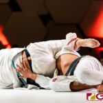 Mike Sanchez gets the submission on his opponent Clinton Dela Cruz. Sanchez was the only black belt of the night to pull off a submission. (Photo by Michael Blas)
