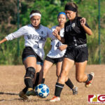 The St. Paul Warriors defeated the home team Tiyan Titans 3-1 in their IIAAG Girls HS Soccer game on Tuesday, April 30, 2019. (Photo by Michael Blas)