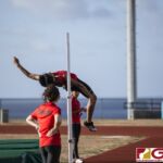 This Friday's IIAAG Track & Field Meet moves to the ocean scenery of J.F.K High. The sweltering heat was on but the fans and athletes still put on a show. (photo by Bout It Productions)