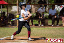 The GW Geckos defeated the Okkodo Bulldogs 17-0 in Saturday morning's ISA Girls Softball game. (Photo by Michael Blas)