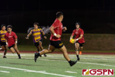 The FD Friars defeat the GW Geckos 35-5 in a Rugby Championship rematch Wednesday evening at Guam High School. (Photo by Michael Blas)