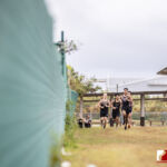 The Sanchez Sharks cross country team visited the Tiyan Titans in the 2nd week of the ISA cross country season. Photo by Bout It Productions