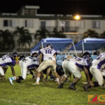 The GW Geckos & The Southern High Dolphins meet in the 2019 IIAAG High School Football Quarterfinals on Oct. 11, 2019. (photo by Bout It Productions)