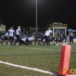 The Guam High Panthers get ready to attack on offense near the end zone. (photo by Bout It Productions)