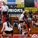St. John's Knight Kaia Malakooti loads up for a spike straight down the middle. (Photo by Michael Blas)