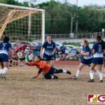 The Academy Cougars defeated the Guam High Panthers 2-1 Thursday afternoon May 16, 2018, advancing to the IIAAG Girls Soccer Championship Game. (Photo by Michael Blas)