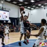 Okkodo Bulldogs Dale Bautista finds room through the Warrior defense and attacks the basket. (Photo by Michael Blas)