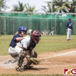 Team Guam host American Samoa for the Bronze Medal in the WBSC U18 Oceania Tournament (photo by Michael Ebio)