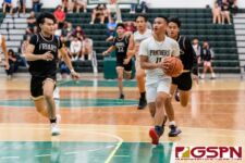 The FD Friars completed their triple crown season, winning the Guam National Varsity Boys High School Basketball Championships with a 69-44 victory over the Guam High Panthers. (Photo by Michael Blas)