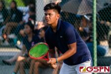 JFK Islander Mark Fontanilla finished in second place in the Boys Singles A finals. (Photo by Michael Blas)