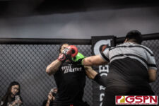 Steel Athletics held their glorified sparring session 6 Friday evening in MMA, kickboxing and boxing. (photo by Bout It Productions)