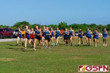 Runners leave the starting line to kick off the IIAAG Cross Country All-Island. (Photo by Michael Blas)