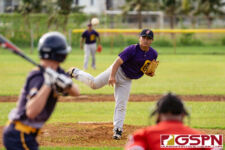 The GW Geckos defeated the Guam High Panthers 21-0 in Wednesday's IIAAG High School Baseball matchup. (Photo by Michael Blas)