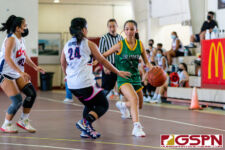 The Okkodo Bulldogs defeat the JFK Islanders 43-29 on Day 4 of the McDonald's High School Pre-season Basketball Tournament. (Photo by Michael Blas)