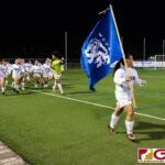 The ND Royals on their victory lap after defeating the Academy Cougars 3-2 to become four-time IIAAG Girls High School Soccer Champions. (Photo by Michael Blas)