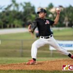 The Simon Sanchez Sharks defeated the Guam High Panthers 13-3 in the winners bracket of the 2018 IIAAG HS Baseball Playoffs. (Photo by Michael Blas)